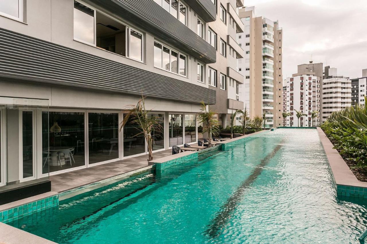 Studio moderno em condomínio com infraestrutura de clube CA04 Florianopolis Exterior foto